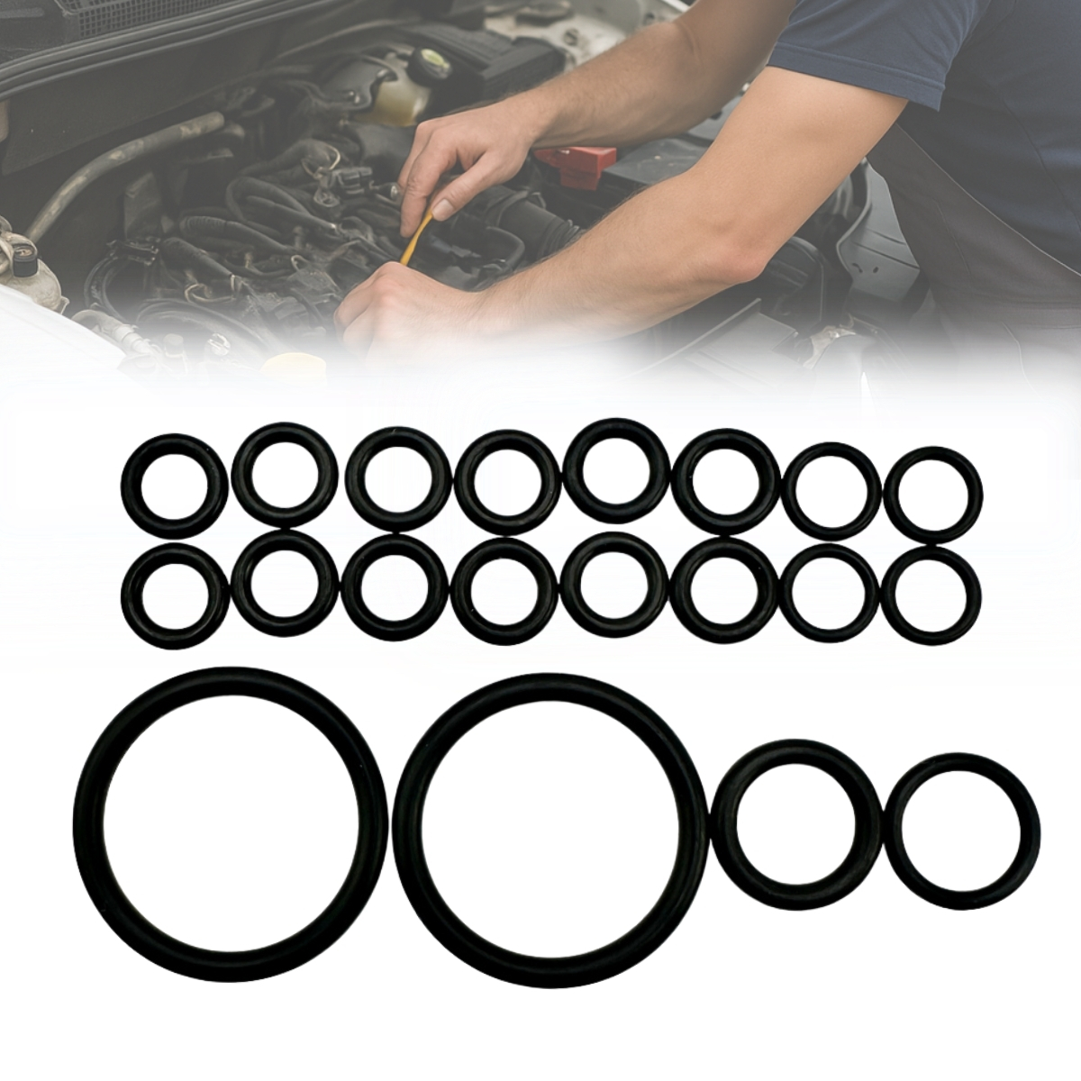 KIT JTAS MLS C/RETENTOR HYUNDAI SANTA FE/ GLS 05/ MTR G6EA DOHC 2.7 V6 24V - Imagem 9