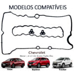 Kit Junta Tampa Válvula Gm Tracker Cruze 1.4 16V Flex Turbo - Imagem 4