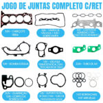 Jogo de junta completo Toyota Hilux Sw4 2.7 16V 2TR-FE - Imagem 2