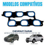 Junta Do Coletor De Admissão Gm Captiva 3.0 V6 24v - Imagem 2