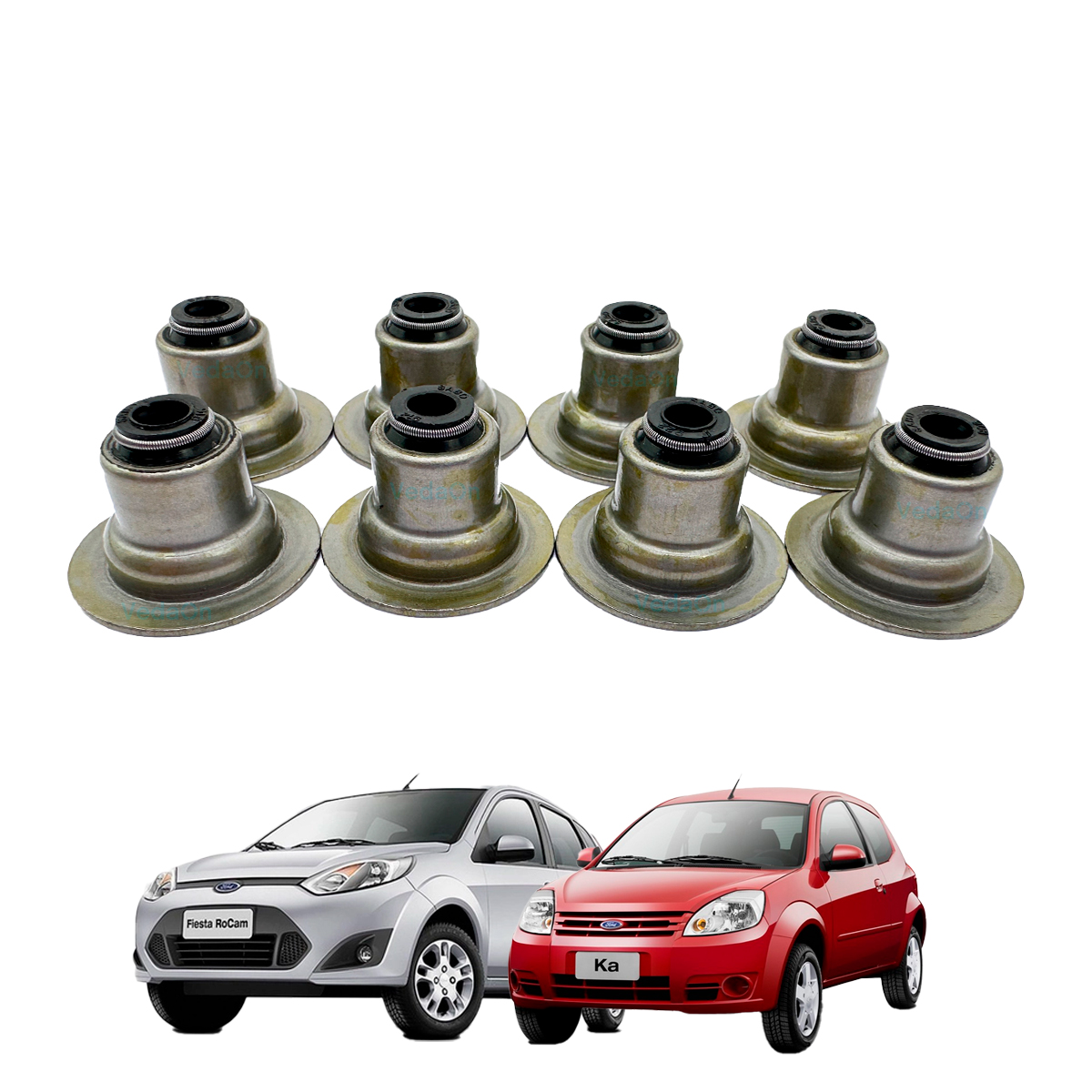 Retentores de Hastes de Válvulas Ford 8V Rocam Zetec/Endura/ Supercharger 1.0/1.6 / Asia 16V JinBei Topic 2.0 - Imagem 4