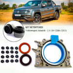 Kit de Retentores Com Flange VW Amarok TDI 2.0 16V L4 CDBA CDCA - Imagem 2