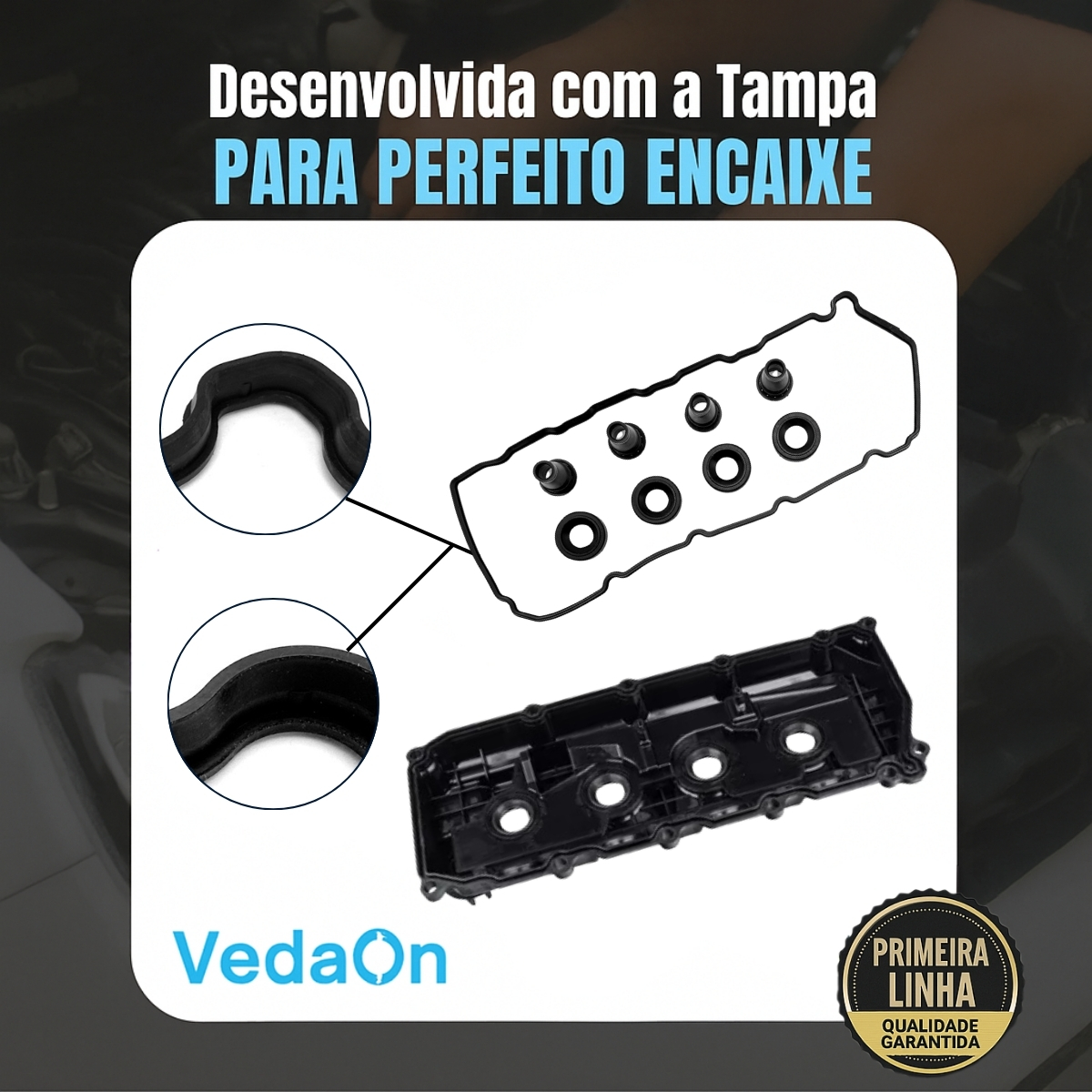 Kit Junta Tampa Válvula para Nissan Frontier 2.5 16v Diesel - Imagem 4