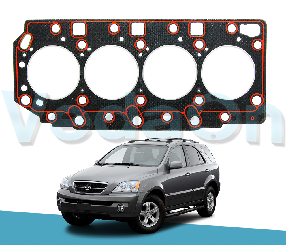 Junta Cabeçote Sob Medida 2mm Kia Sorento 2.5 16v D4cb 02/ 07