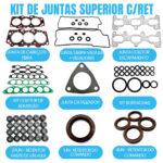 KIT JTAS PAK C/RETENTOR HYUNDAI SANTA FE/ GLS 05/... MTR G6EA DOHC 2.7 V6 24V - Imagem 2