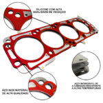 Junta Cabeçote Fiat Stilo Palio Idea 1.8 8v 2003 inox/... - Imagem 4