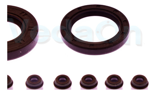 Kit de Retentores Renault Clio / Logan/ Sandero / Kangoo 1.0 16V D4D D4F HI-FLEX - Imagem 4