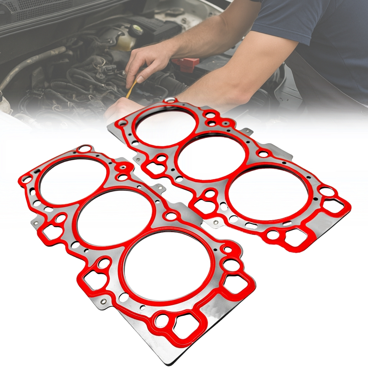 Kit Juntas Cabeçote Hyundai Santa Fé 2.7 V6 24V 05/.. G6EA em Aço - Imagem 8