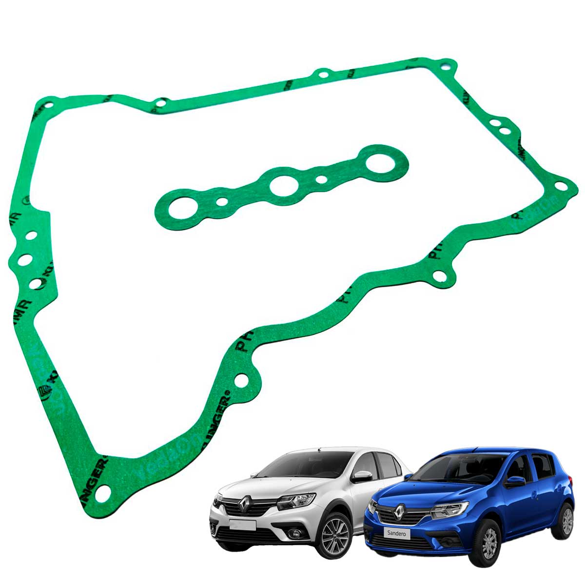 Junta Tampa de Válvula Renault Logan Sandero 1.0 12v Flex 3cc - NA