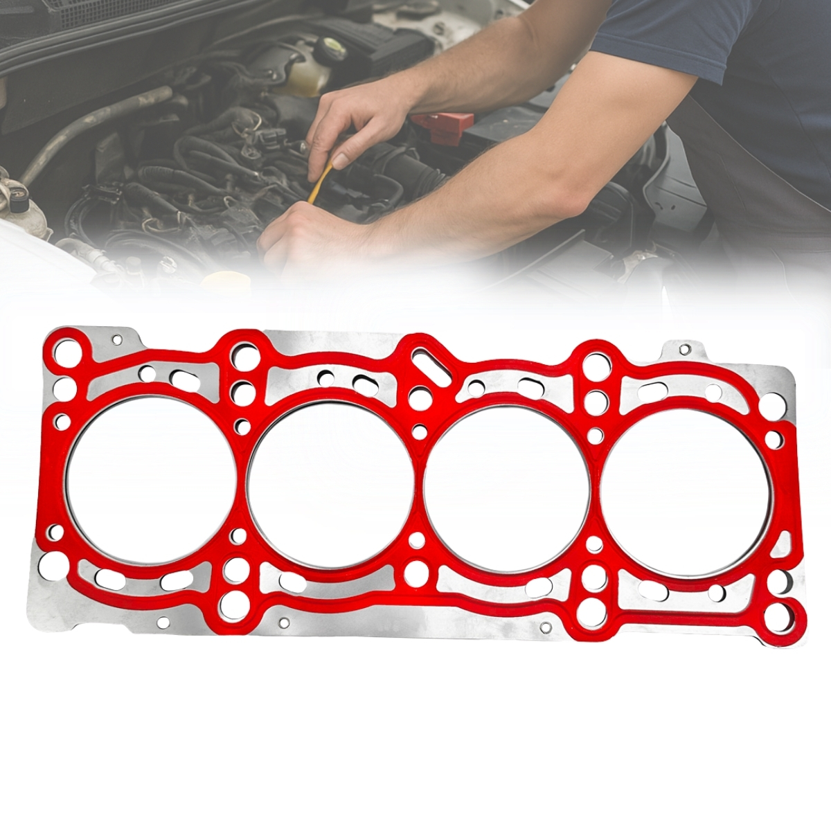 Junta Cabeçote INOX 0,40mm Fiat Palio Grand Siena Punto Uno 1.0 1.4 8V Fire Evo - Imagem 6