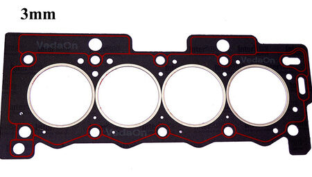 Junta Cabeçote Sob Medida 2,4mm Citroen C3 Pluriel 1.4 8v Flex