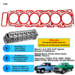 Junta Cabeçote Inox Silverado F250 Mwm 6 Cilindros - Imagem 3