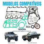 Jogo Junta Motor S/ Cabeçote Retentor Hilux 3.0 8v 5l - Imagem 2