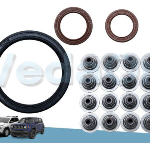 Kit de Retentores Fiat Idea/Doblo/Punto/Argo/Toro /Jeep Renegade/Compass 16V 1.6/1.8 Etorq Evo Flex