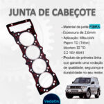 Junta Cabeçote Sob Medida PAK3 L200 Triton 3.2 16v 4m41 - Imagem 5