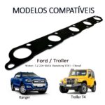 Junta de Coletor de Escapamento Ford Ranger 3.2 20V 5 Cilindros - Imagem 2