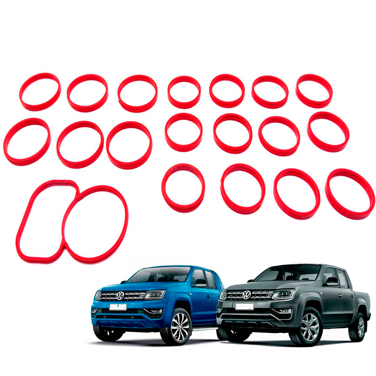 Junta do Coletor de Admissão VW Amarok 3.0 V6 2018 a 2023