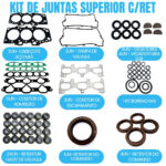 Kit de Juntas Tucson/Sonata/Santa Fé 2.7 V6 24V G6BA DOHC MLS C/ Retentores - Imagem 2