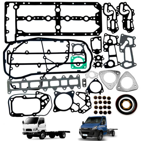 Junta Completa com Retentor e sem cabeçote Ducato 3.0 16v Jtd Hdi Dohc