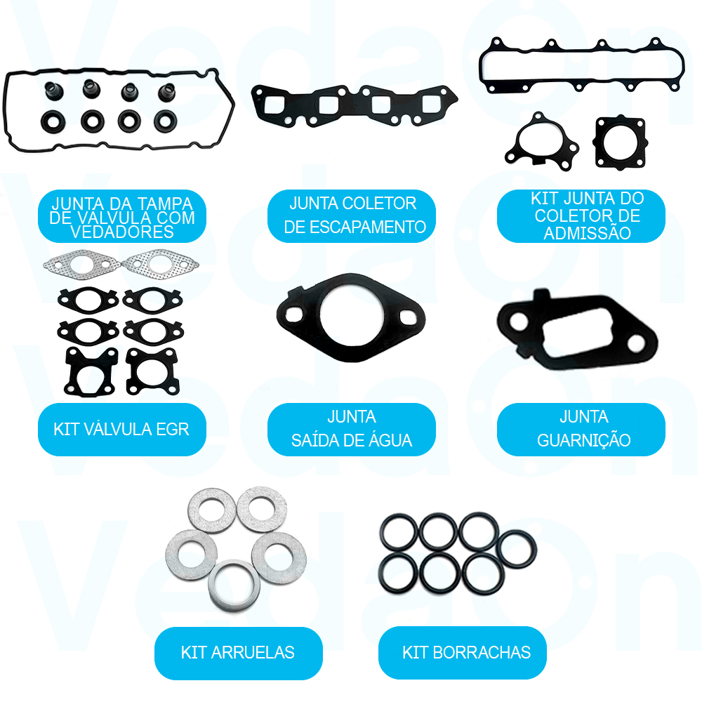 Junta Superior sem Cabeçote para Nissan Frontier 2.5 16v - Imagem 2