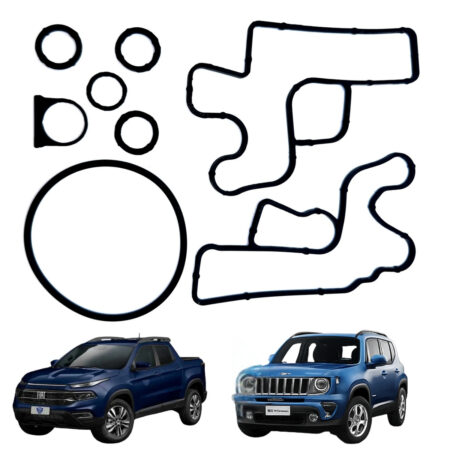 Kit Juntas Filtro de Óleo Fiat Toro Renegade Compass 2.0 16V Diesel MT6 AT9 Multijet