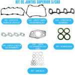 Kit Jogo Junta S/ Cabeçote Toyota Hilux 3.0 8v 5l - Imagem 2