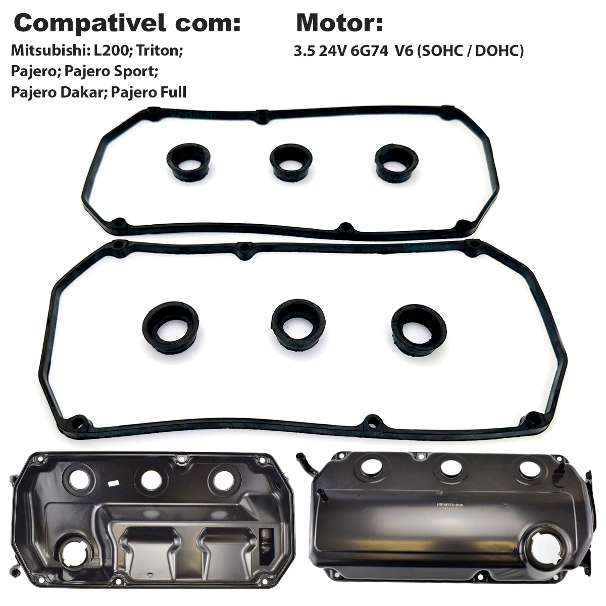jogo Junta Completa Retentor Pajero Sport Full 3.5 24v V6 6g74 - Imagem 5