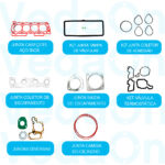 Kit Juntas Peugeot 208/ Citroen C3 1.5 8V Tu4M 2012/...- Mls - Imagem 2