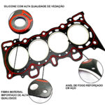 Junta Cabeçote Sob Medida 2mm Honda Civic 1.6 16v 1991/2000 - Imagem 3