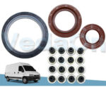 Kit de Retentores 16V Fiat Ducato JTD 2.3 F1AE0481 c/D/N