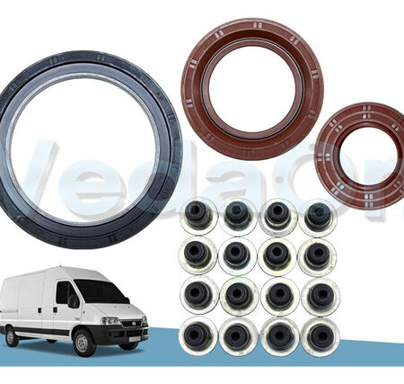 Kit de Retentores 16V Fiat Ducato JTD 2.3 F1AE0481 c/D/N