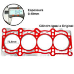 Junta Cabeçote INOX 0,40mm Fiat Palio Grand Siena Punto Uno 1.0 1.4 8V Fire Evo - Imagem 2