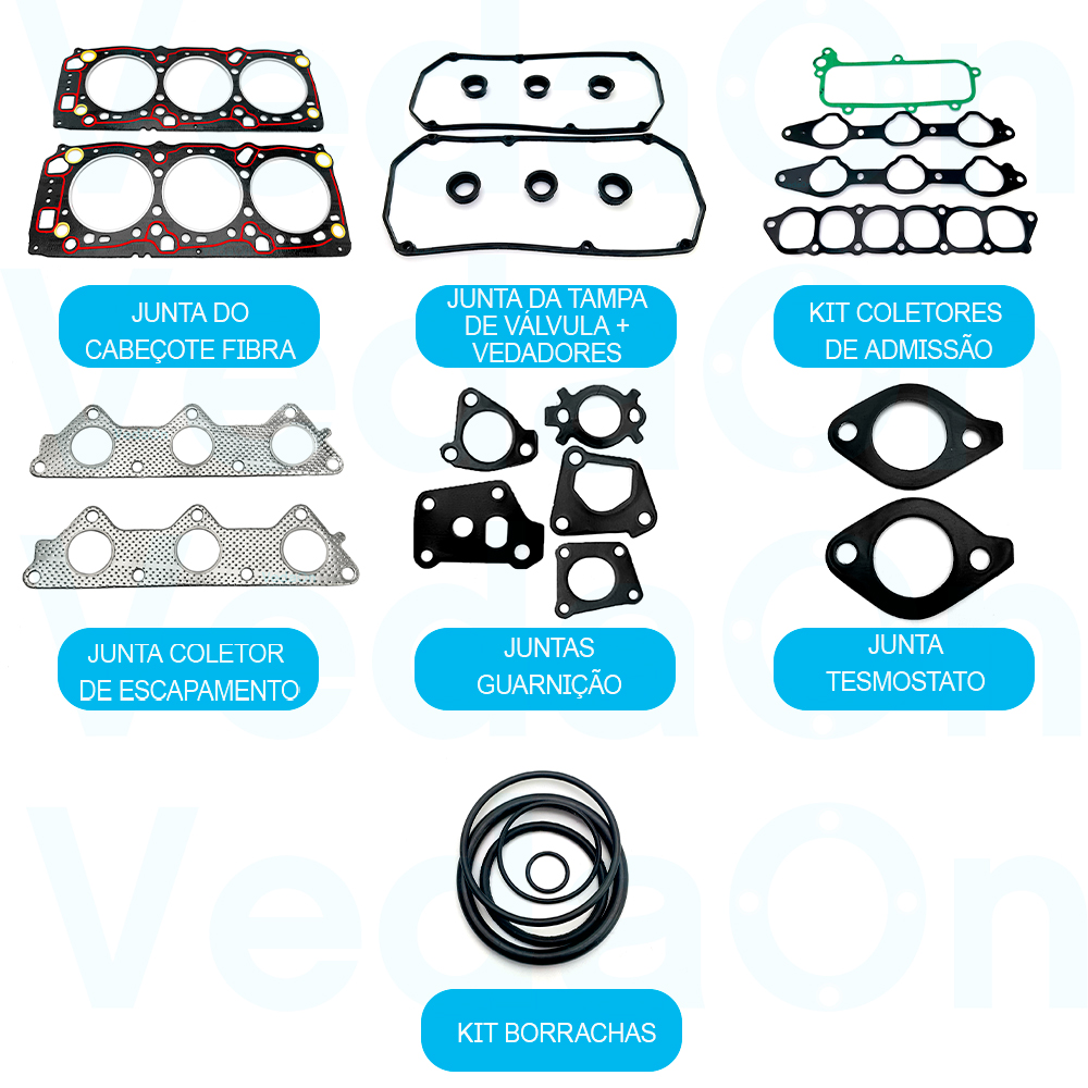 Kit Junta Superior Mitsubishi Pajero L200 Triton 3.5 V6 24V - Imagem 3