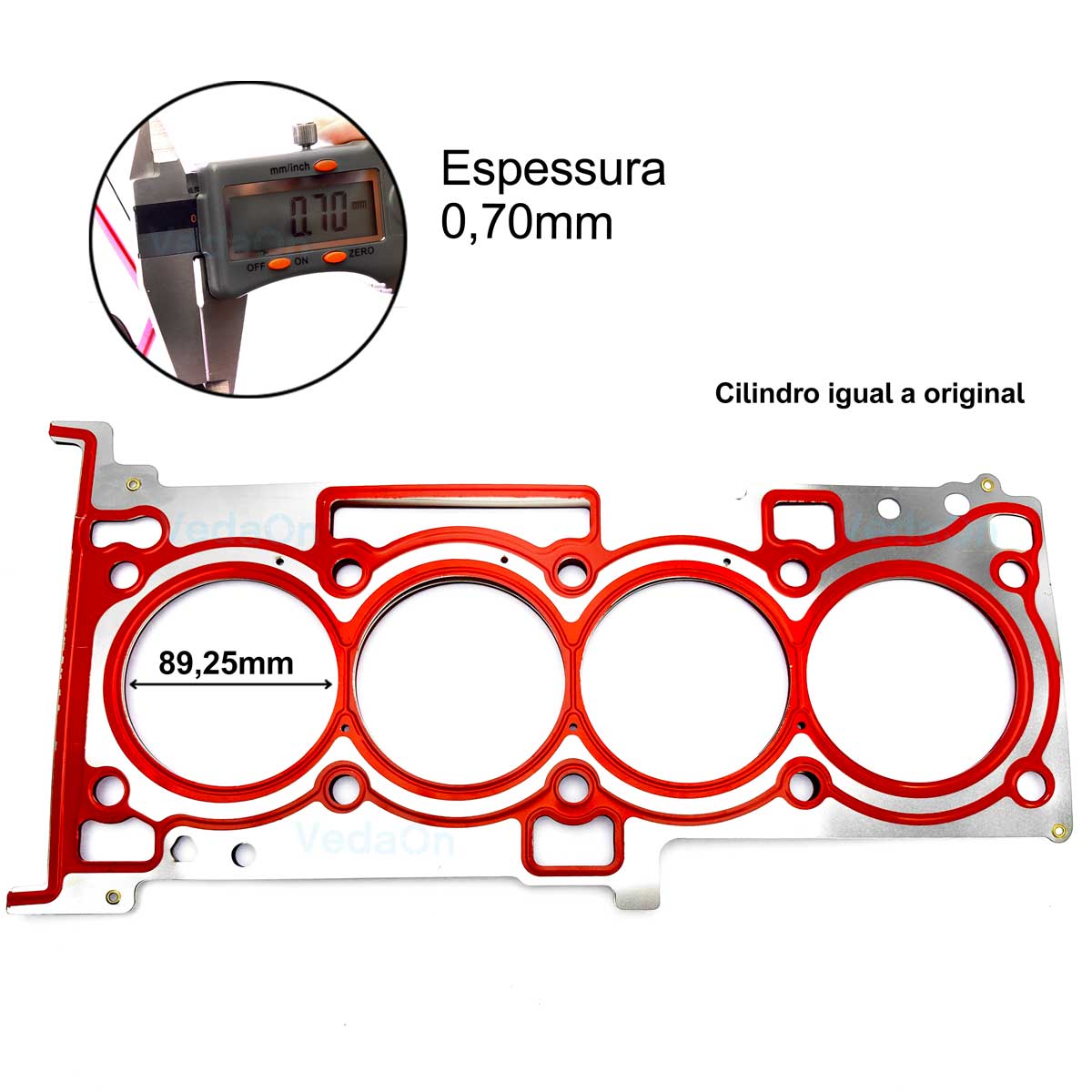 Kit de Juntas Fiat Freemont/ Dodge Journey 2.4 16V MTR ED3 Com Retentores MLS - Imagem 2