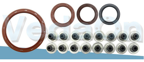 Kit de Retentores Peugeot 307/407/807/ Citroen C4/C5/Grand Picasso 2.0 16V EW10A (RFJ) 2005/... - Imagem 2