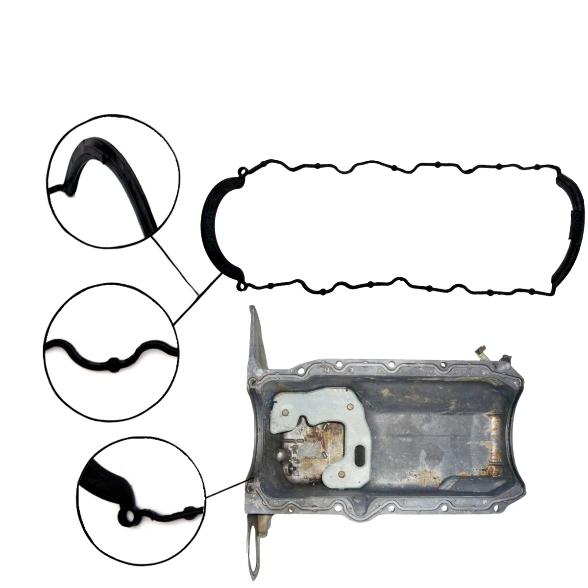 Junta De Carter Gm Blazer S10 4.3 V6 12v Vortec - Imagem 8