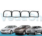Junta Completo Sonata IX35 Tucson Santa Fé 2.4 16V G4KE Aço - Imagem 2