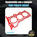 Junta Cabeçote Sobmedida INOX 0,50mm Hyundai HB20 Kia Picanto 1.0 L3 12V DOHC CVVT Kappa - Imagem 6