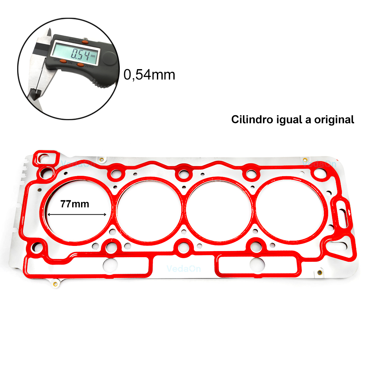Kit Juntas Peugeot 208/ Citroen C3 1.5 8V Tu4M 2012/... - Mls C/ Retentor - Imagem 3
