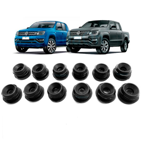 Jogo Aneis Vedacao Tampa Valvulas Amarok 3.0 V6 Audi Q7 Dies (kit com 12 peças)