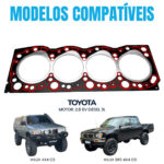 Junta De Cabeçote Toyota Hilux 2.8 8v 3l Diesel - Imagem 3