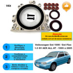 Kit de Retentores VW Gol 1000/ Flex 1.0 8V AER/ALL/AT - Com Flange - Imagem 3