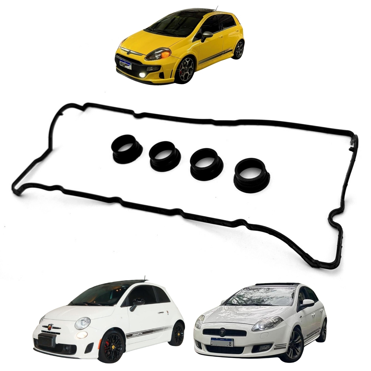Kit Juntas Tampa de válvulas Fiat 500 Punto Bravo Linea 1.4 L4 16V DOHC MultiAir