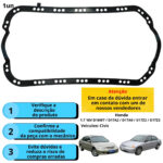 Junta De Cárter Honda Civic 1.7 16v 2002/ 2007 - Imagem 2