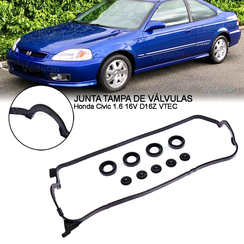 Junta De Tampa De Valvula Honda Civic 1.6 16v 1991/2000 - Imagem 2