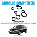 Junta Vedação Trocador Calor Radiador Óleo Bora Golf Jetta New Beetle 2.5 20v - Imagem 3