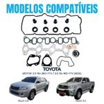 Kit Junta Sem Cabeçote Hilux 2.5 3.0 16v 2kd 1kd 01/... - Imagem 4