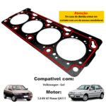 Junta De Cabeçote Volkswagen Gol At 1.0 8v 1000 Flex 95/... - Imagem 3