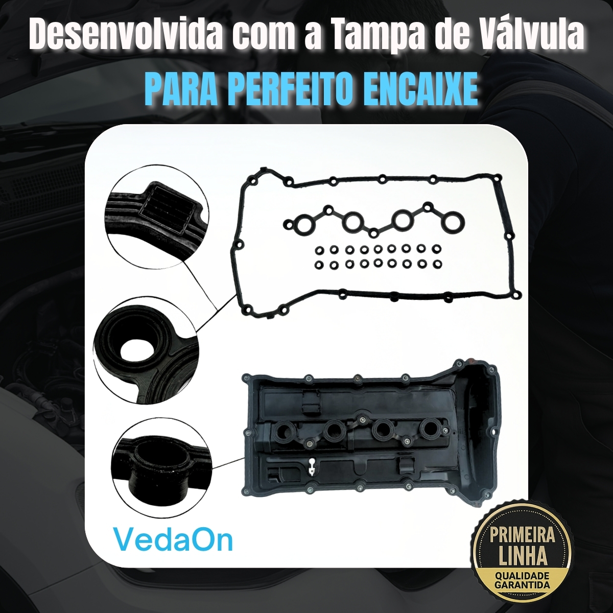 KIT PAK com Retentores Jeep Compas (07/...) Compass Sport (09/09) 2.0 16V - Imagem 6