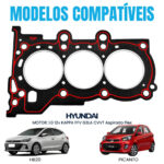 Junta Cabeçote Sob Medida PAK3 Hyundai Hb20 1.0 12v 3 Cilin - Imagem 3